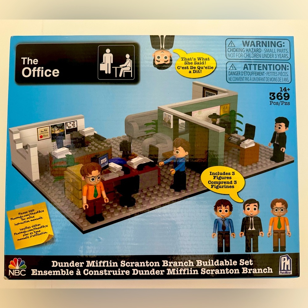 The Office Dunder Mifflin Scranton Branch Buildable Construction Set